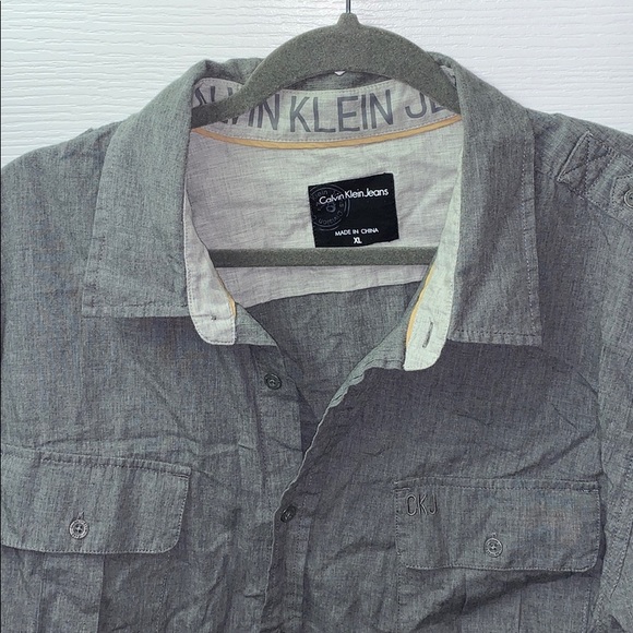 Calvin Klein Jeans XL Button Down Shirt - Picture 1 of 5